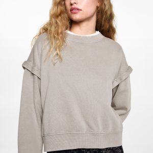 Shoulder seam sweatshirt
