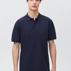 Cotton piqué polo shirt