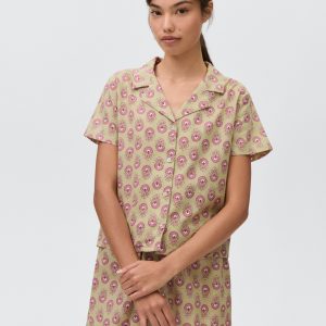 Printed cotton pyjama pack