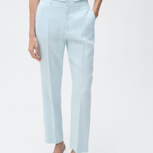 Linen suit trousers