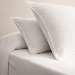 Washed linen pillowcase 45x110 cm