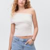 Asymmetrical off-the-shoulder top