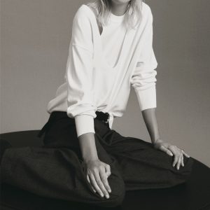 Oversized combined sweater