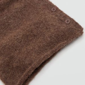 Balaclava knit buttons